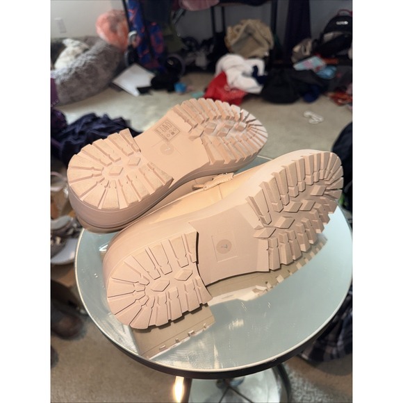 Yetier Platform Womens Loafer w/ Chain Slip-on Round Toe Chunky Shoes Size 7 EUC - Picture 7 of 9